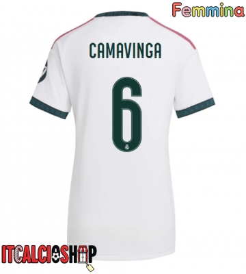 Real Madrid Eduardo Camavinga #6 Prima Maglia Femmina 2026-27 Manica Corta Real Madrid Eduardo Camavinga #6 Prima Maglia Femmina 2026-27 Manica Corta